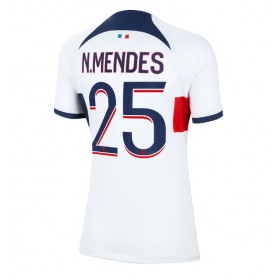 Paris Saint-Germain Nuno Mendes #25 Auswärtstrikot 2023-24 Kurzarm